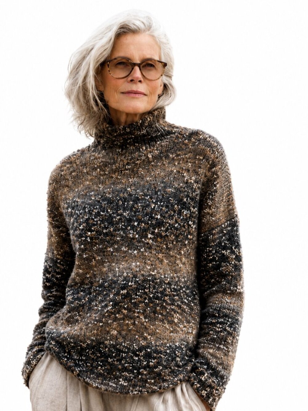Spanner Mock turtleneck, oversized